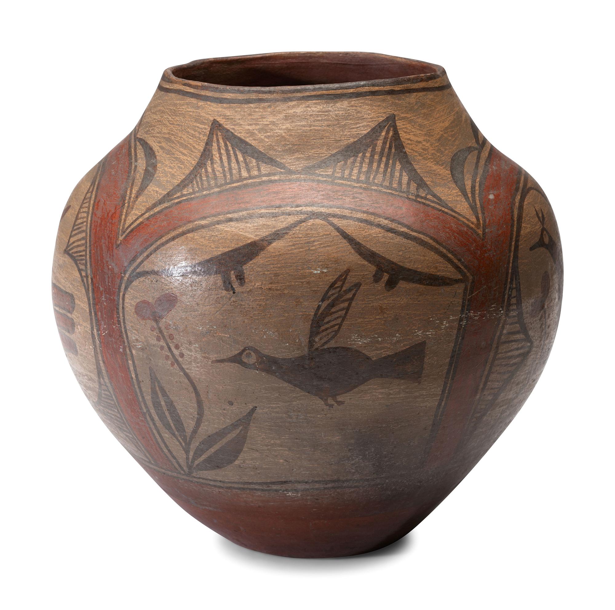 Zia Polychrome Pottery Jar