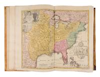 [MAPS]. HOMANN, Johann Baptist (1663-1724), HOMANN HEIRS, and Georg Matthäus SEUTTER (1678-1757). [Composite Atlas]. [Nuremberg, Augsburg, and others: Homann Heirs and others, maps dated between 1728-1765].