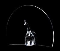 A Steuben Glass Sculpture, Height 10 1/4 inches.