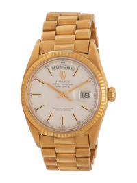 ROLEX, REF. 1803 18K YELLOW GOLD 'OYSTER PERPETUAL DAY-DATE' WATCH