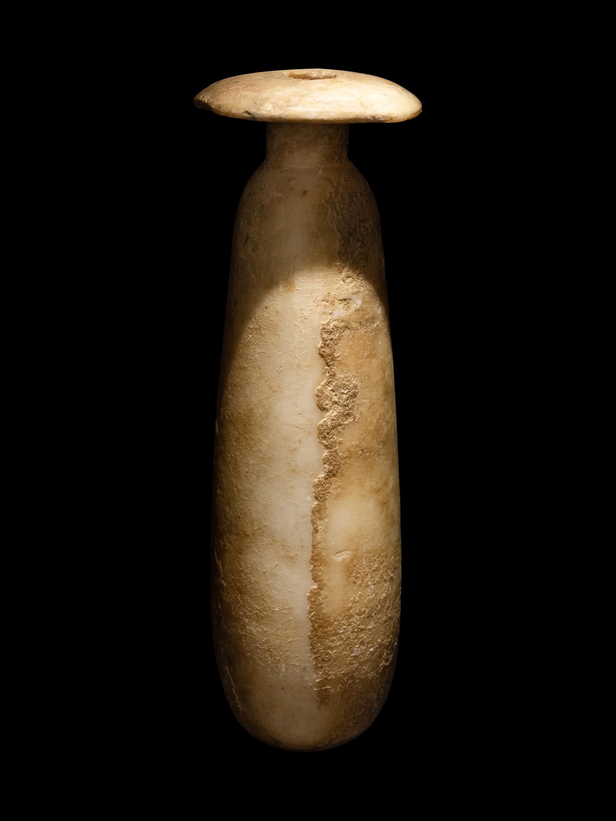 An Egyptian Marble Alabastron