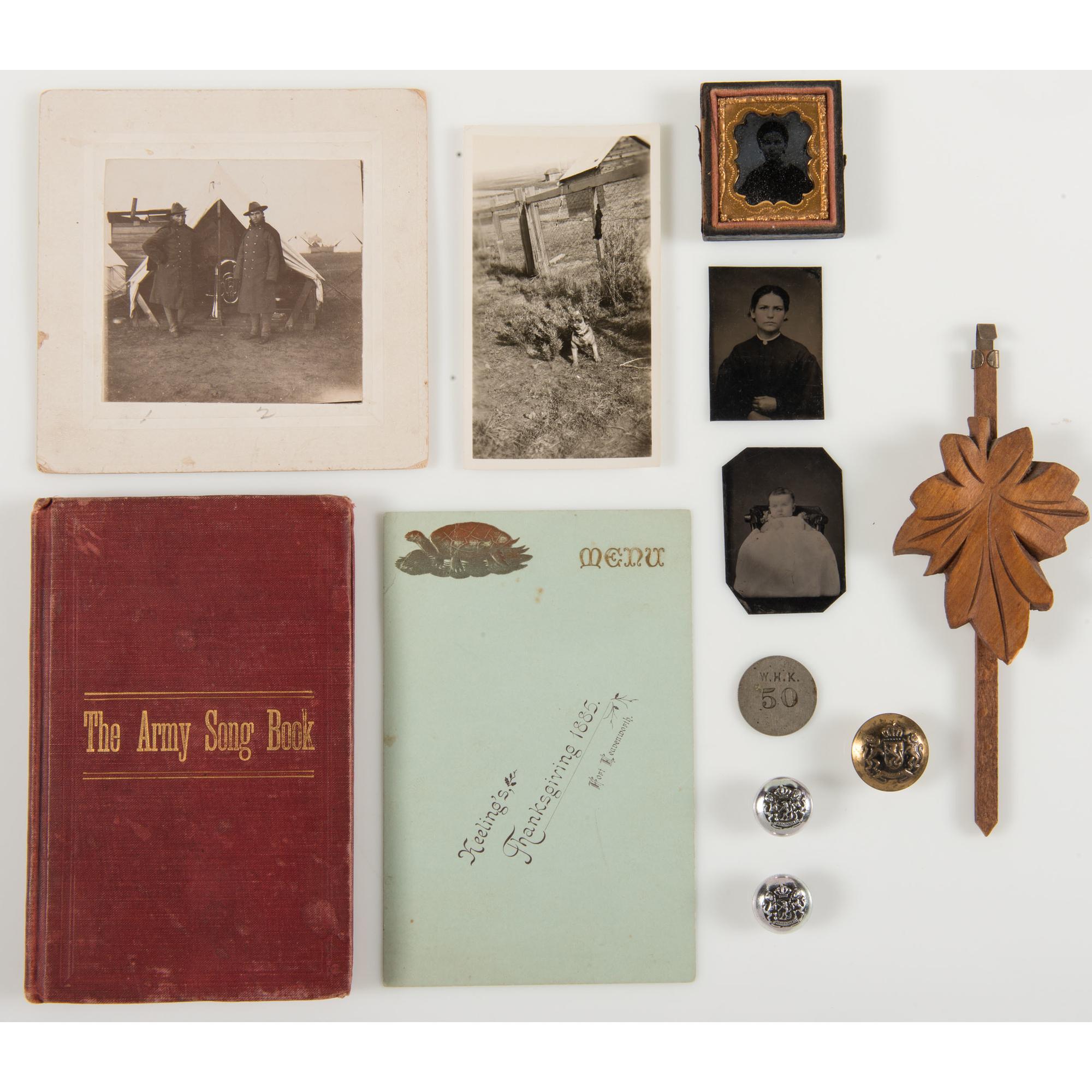 Civil War and Indian War Officer William H. Keeling, 13th US Infantry, Archive Featuring Photographs, Field Binoculars, and More