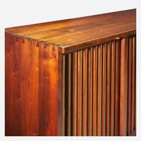 George Nakashima (American, 1905-1990) Special Four-Door Sliding-Door Cabinet, New Hope, Pennsylvania, 1964