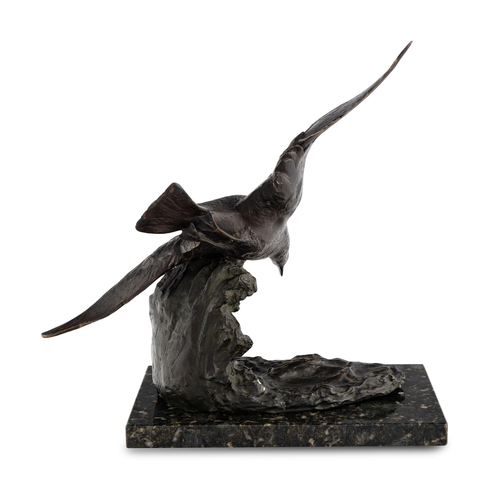 A. Van Kote (Belgian, Late 19th Century) — Seagull