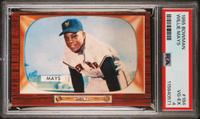 A 1955 Bowman Willie Mays Baseball Card No. 184 (PSA 4 VG-EX)