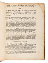 [FENCING]. A group of 3 18th- and 19th-century English works about Fencing, comprising: