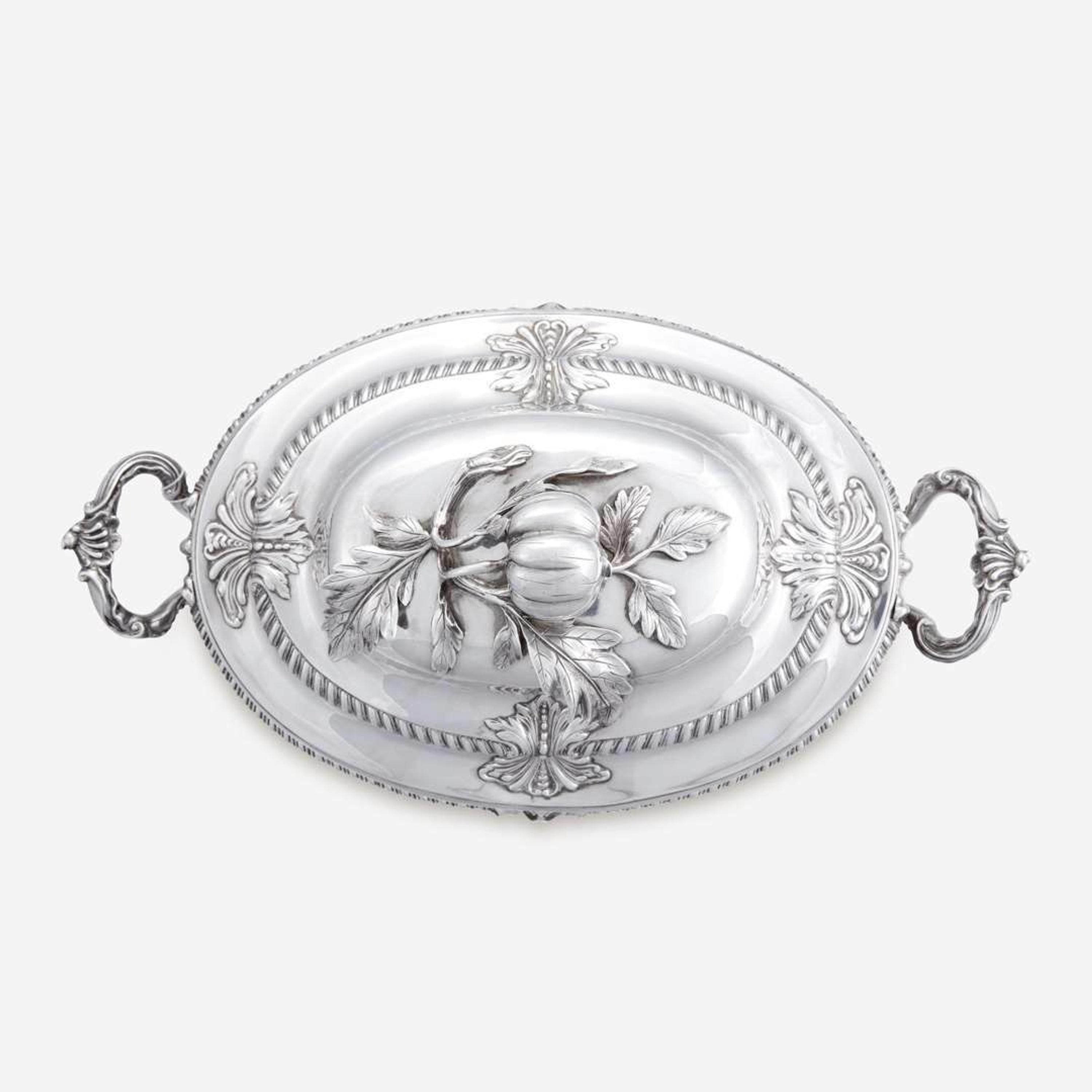 A George II Sterling Silver Soup Tureen and Cover Edward Wakelin, London, 1759