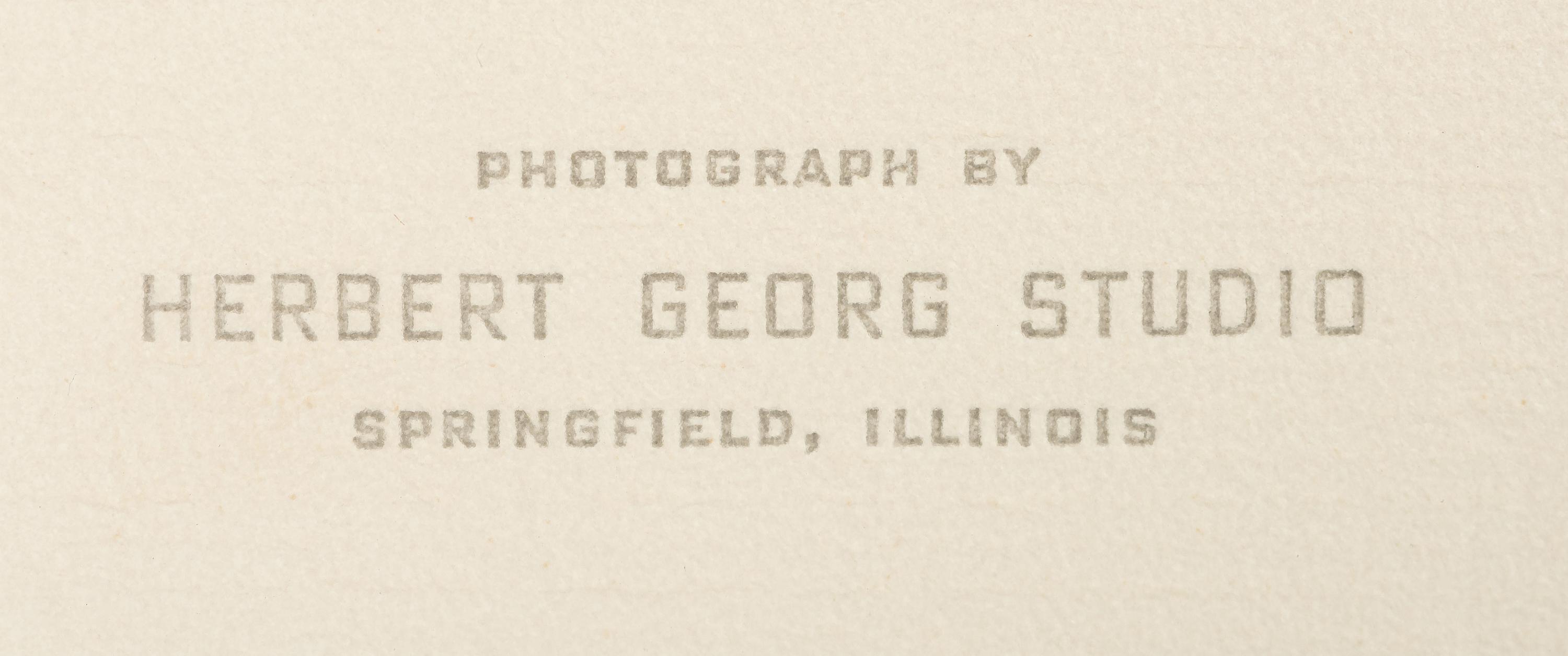 [LINCOLN, Abraham (1809-1865)]. [HESLER, Alexander (1823-1895), photographer]. 2 photographs of Lincoln printed by King V. Hostick - Herbert George Studio. 1956.