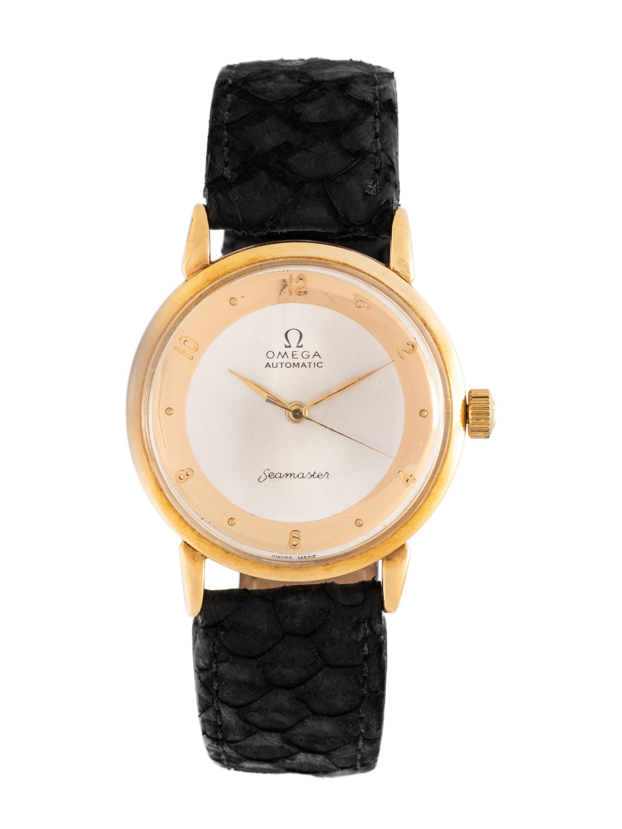 OMEGA, 18K YELLOW GOLD 'SEAMASTER' WRISTWATCH