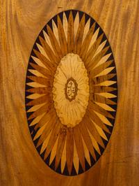 A George III Mahogany, Satinwood and Marquetry Pembroke Table