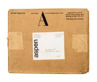 ASPEN MAGAZINE. Aspen Magazine. 6 parts, comprising vol. 1, nos. 1-4 (4 boxes), 5-6 (one box), 6a and 9 (folders). New York, 1966-1970.