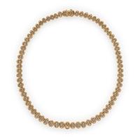Oscar Heyman, Diamond and Yellow Gold Necklace