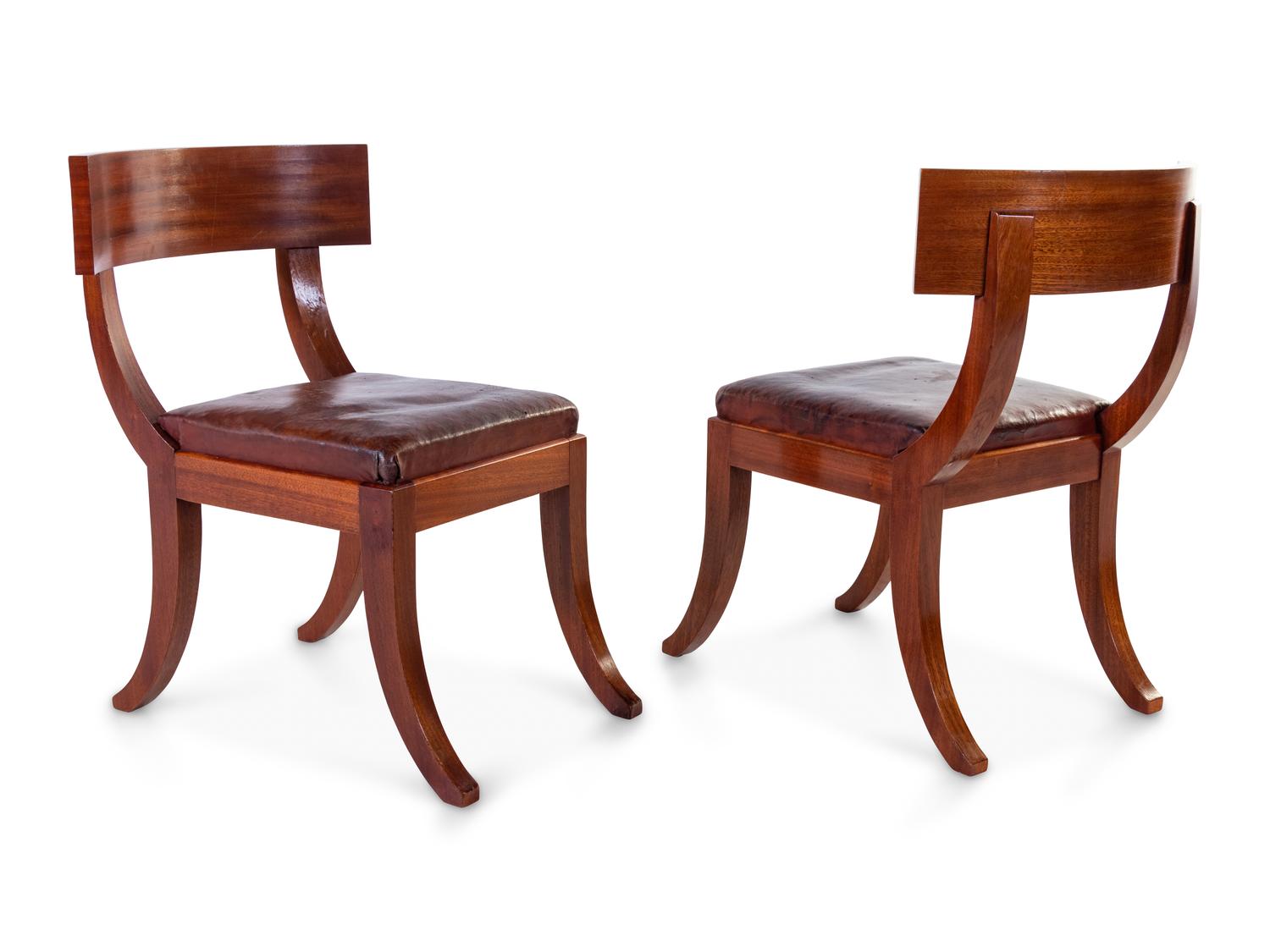 Pair of Klismos Chairs