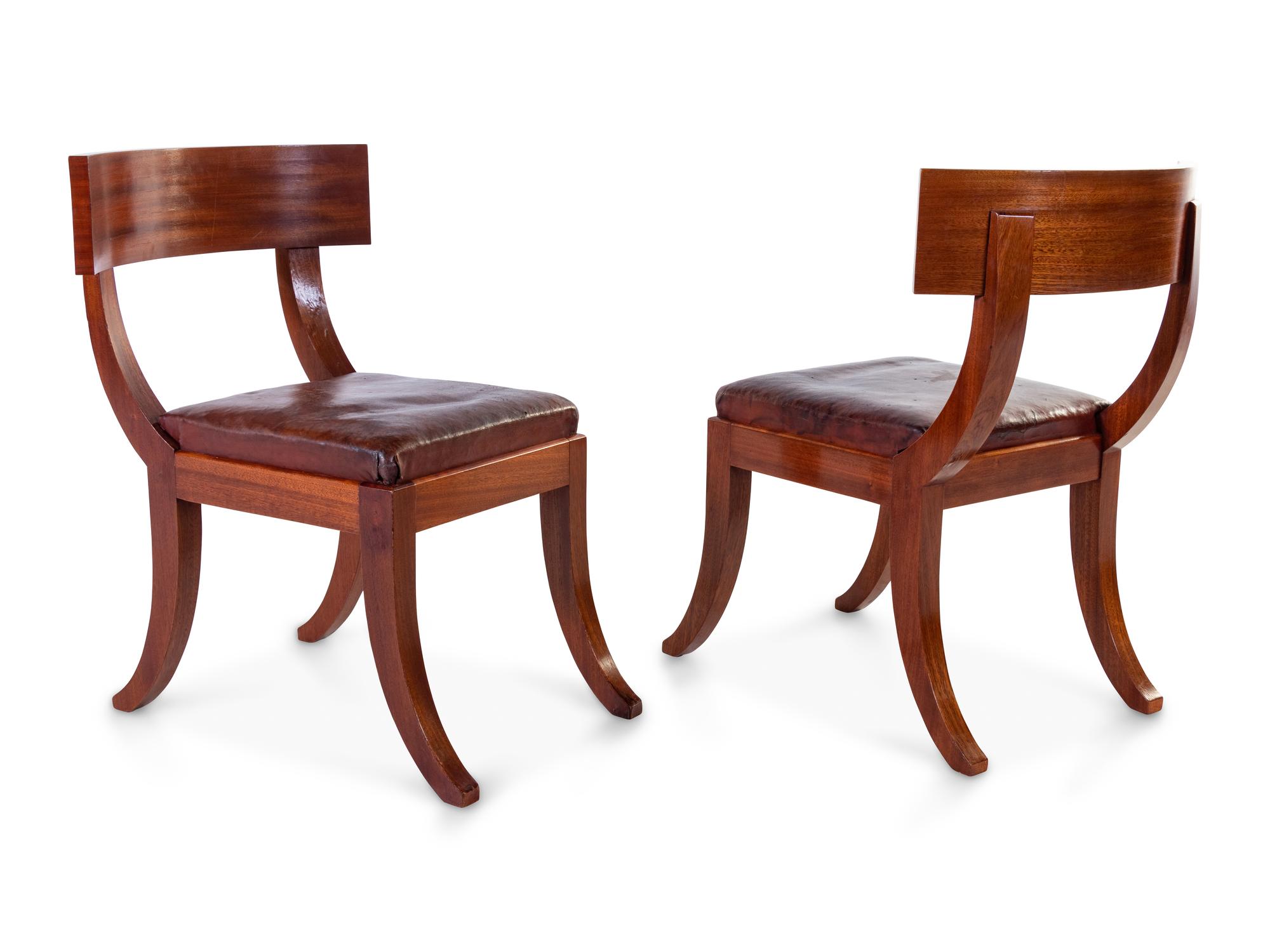 Pair of Klismos Chairs