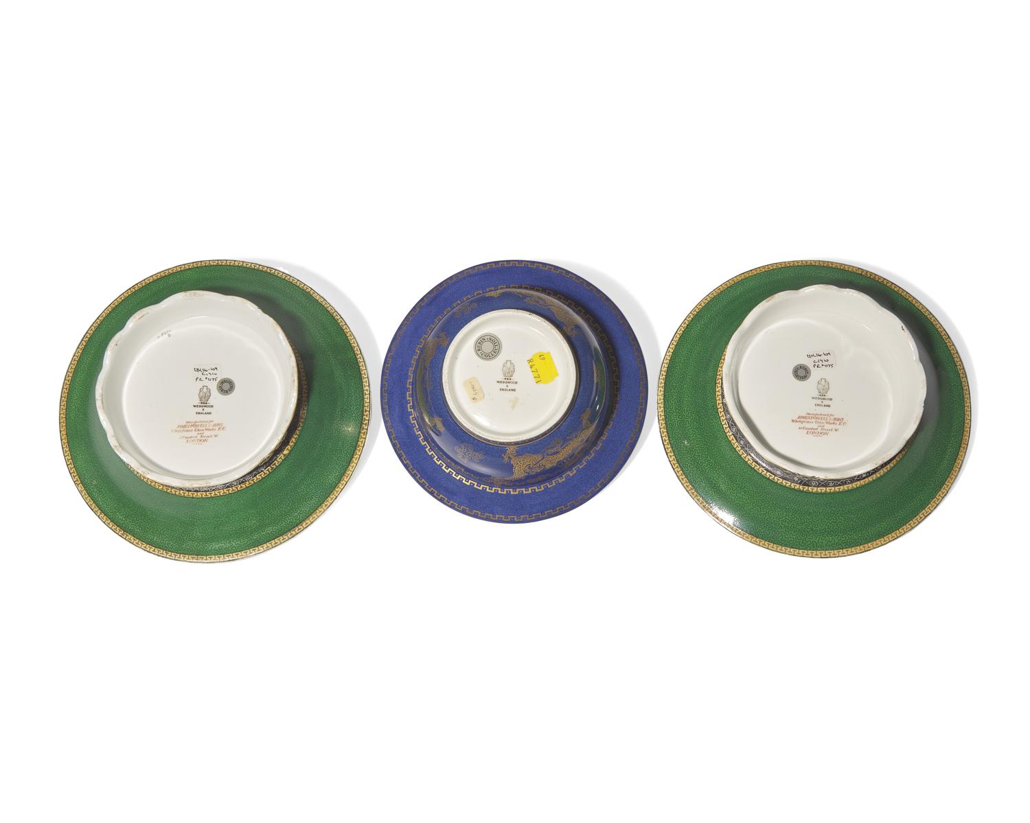 Three Wedgwood Chinese Export Style Porcelain Articles
