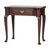 An English Veneered Walnut Games Table