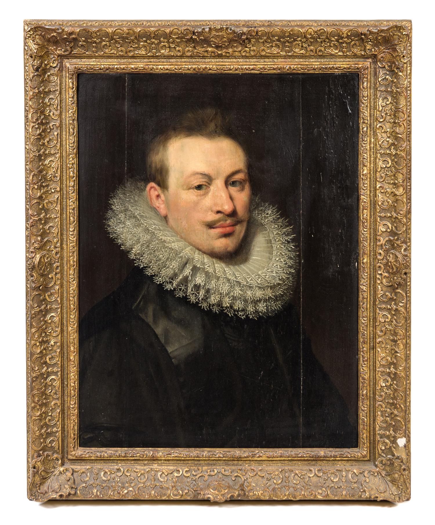 Artist Unknown, (Dutch School, 18th Century), Portrait of a Mustachioed Gentleman