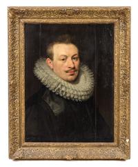 Artist Unknown, (Dutch School, 18th Century), Portrait of a Mustachioed Gentleman