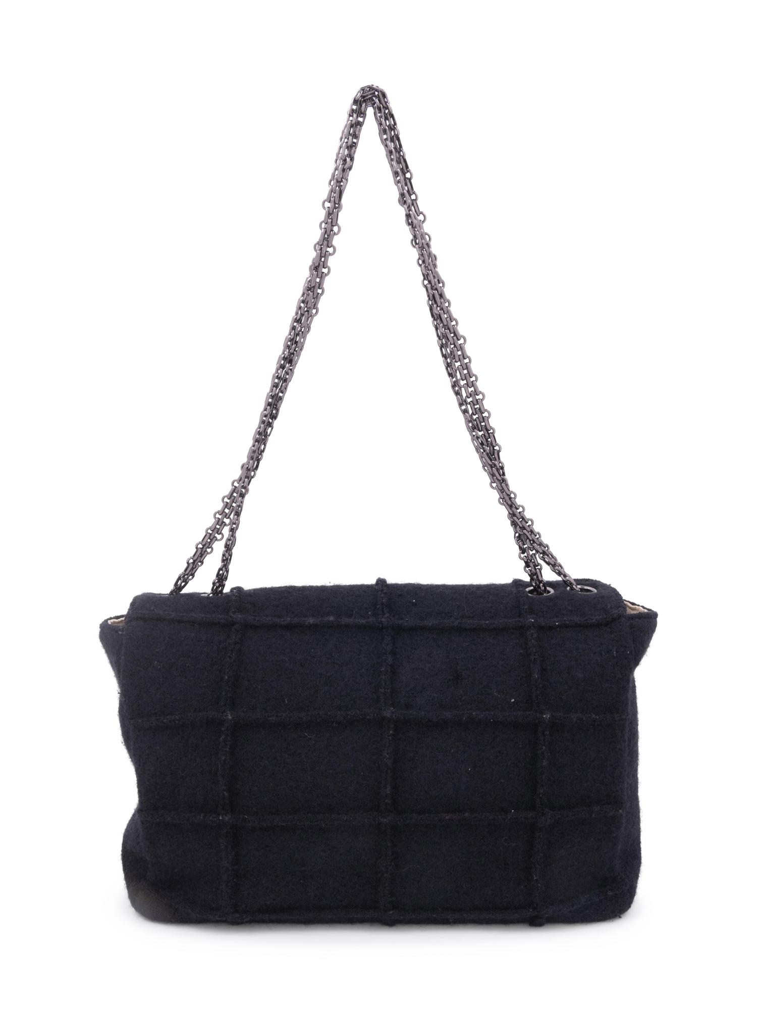 Chanel Wool Patch Bag, 1990s