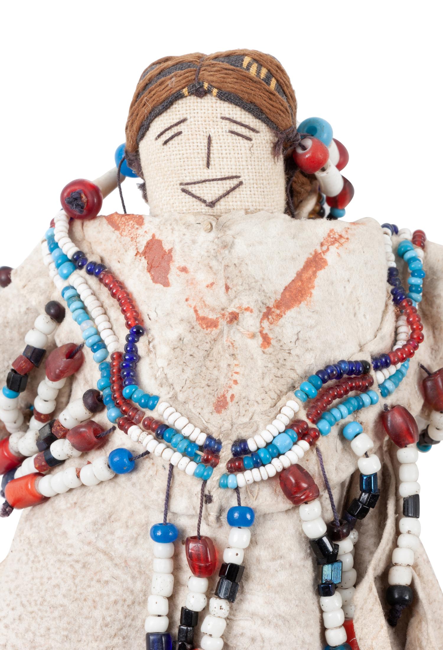 Siberian Beaded Hide Dolls