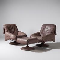 Leolux (Norwegian, founded 1934) — Lounge Chair and Ottoman