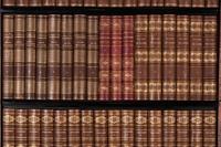 A Pair of Faux Book Wall Panels