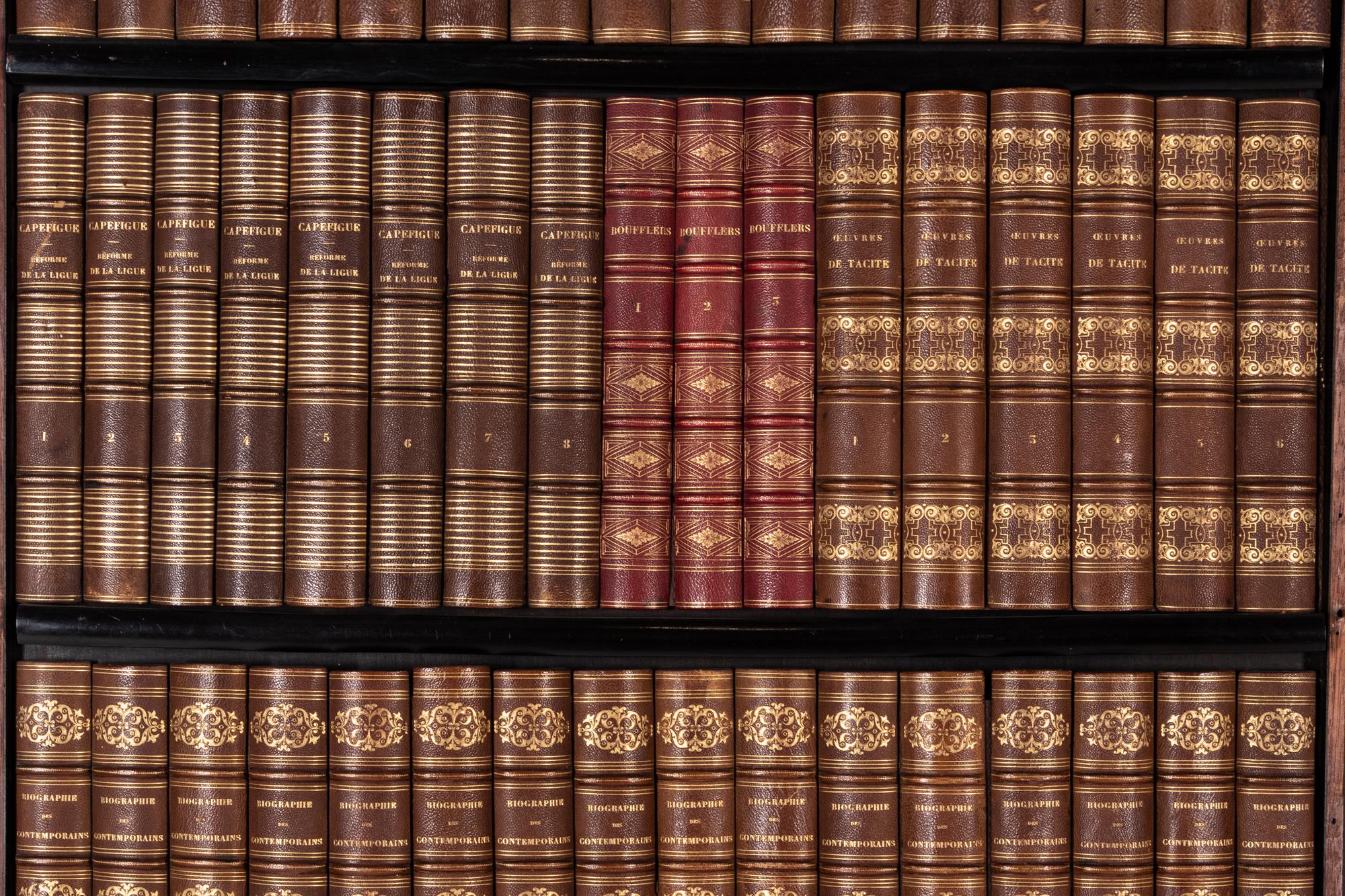 A Pair of Faux Book Wall Panels