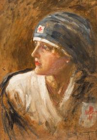 Louis Icart, (French, 1888-1950), Infirmiere