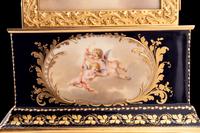 A Royal Vienna Porcelain Mounted Gilt Bronze Clock, Couaillet