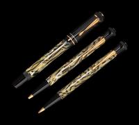 A Montblanc Limited Edition Oscar Wilde Fountain Pen, Rollerball Pen and Mechanical Pencil Set