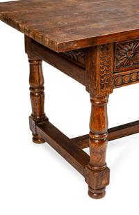 A Renaissance Style Oak Refectory Table