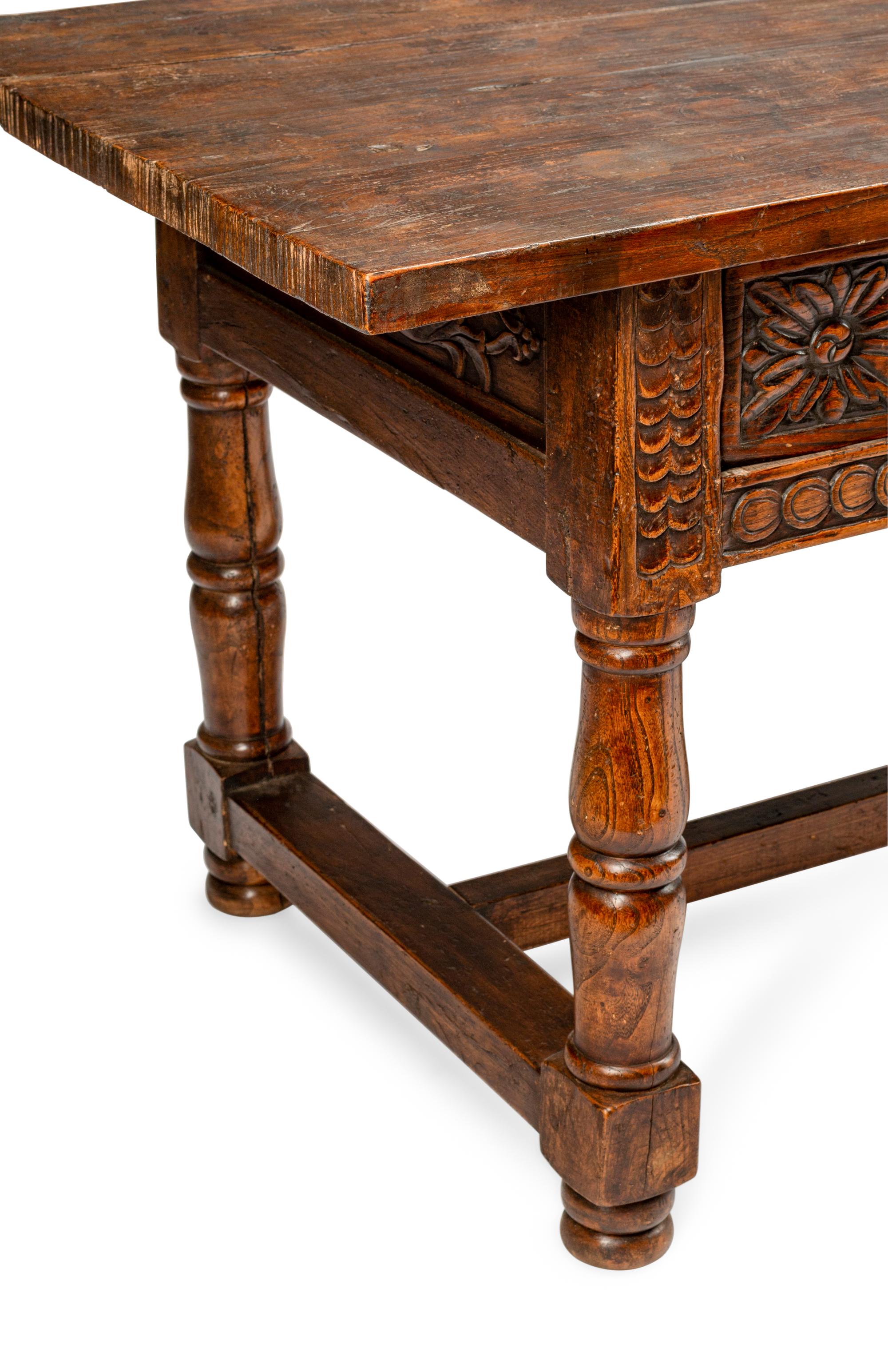 A Renaissance Style Oak Refectory Table