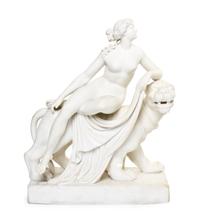 A Minton Parianware Figural Group, John Bell (1812-1895), Height 14 1/2 x width 11 1/2 inches.