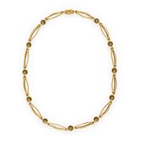 Diamond and Yellow Gold Necklace