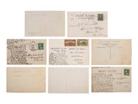 [NATIVE AMERICANS]. A group of 22 real photo postcards with Native American subjects, including: