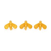 MAIJA NEIMANIS, COLLECTION OF YELLOW GOLD AND DIAMOND BEE EARCLIPS