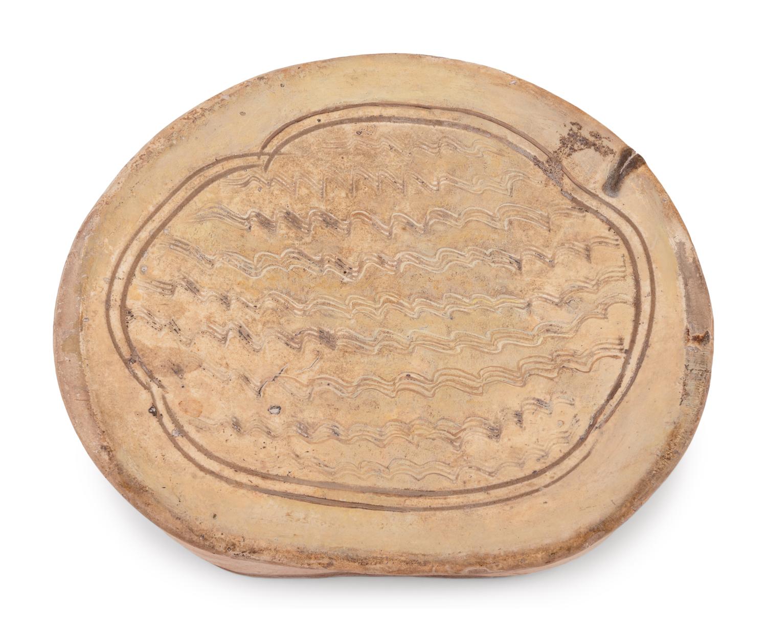 A Chinese White Glazed Porcelain Pillow