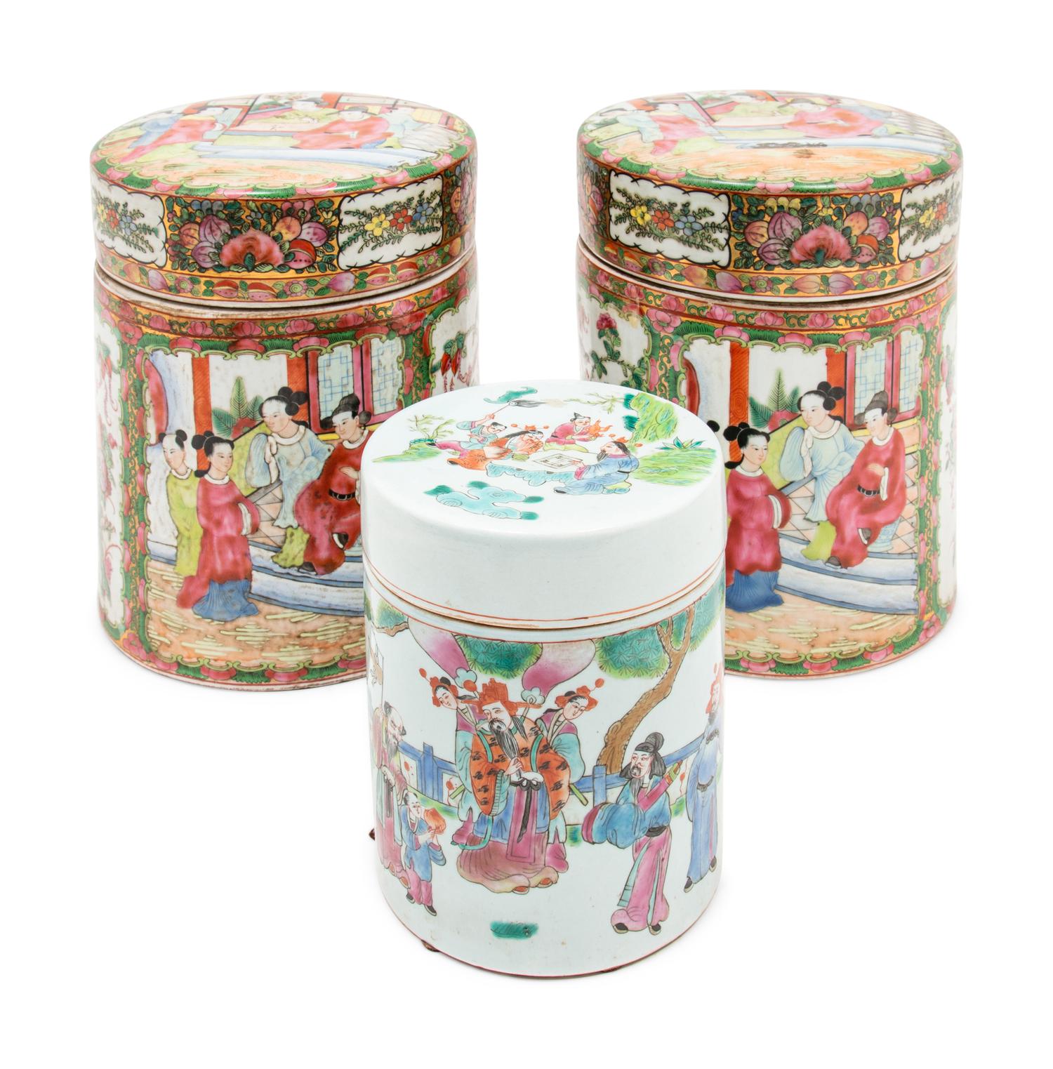 A Group of Chinese Porcelain Objects