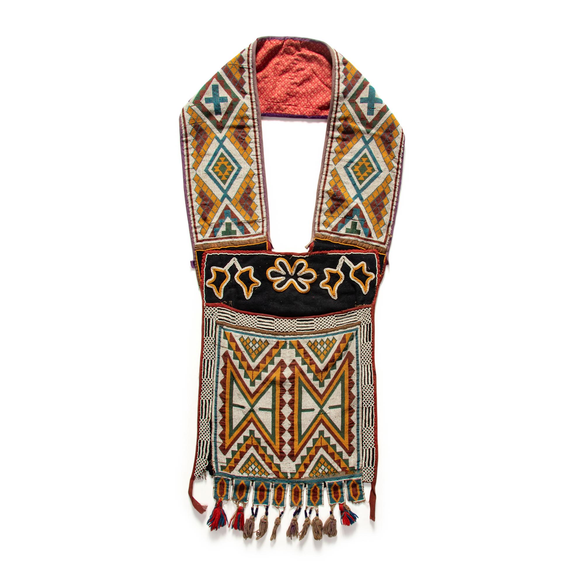 Potawatomi Loom-Beaded Bandolier Bag