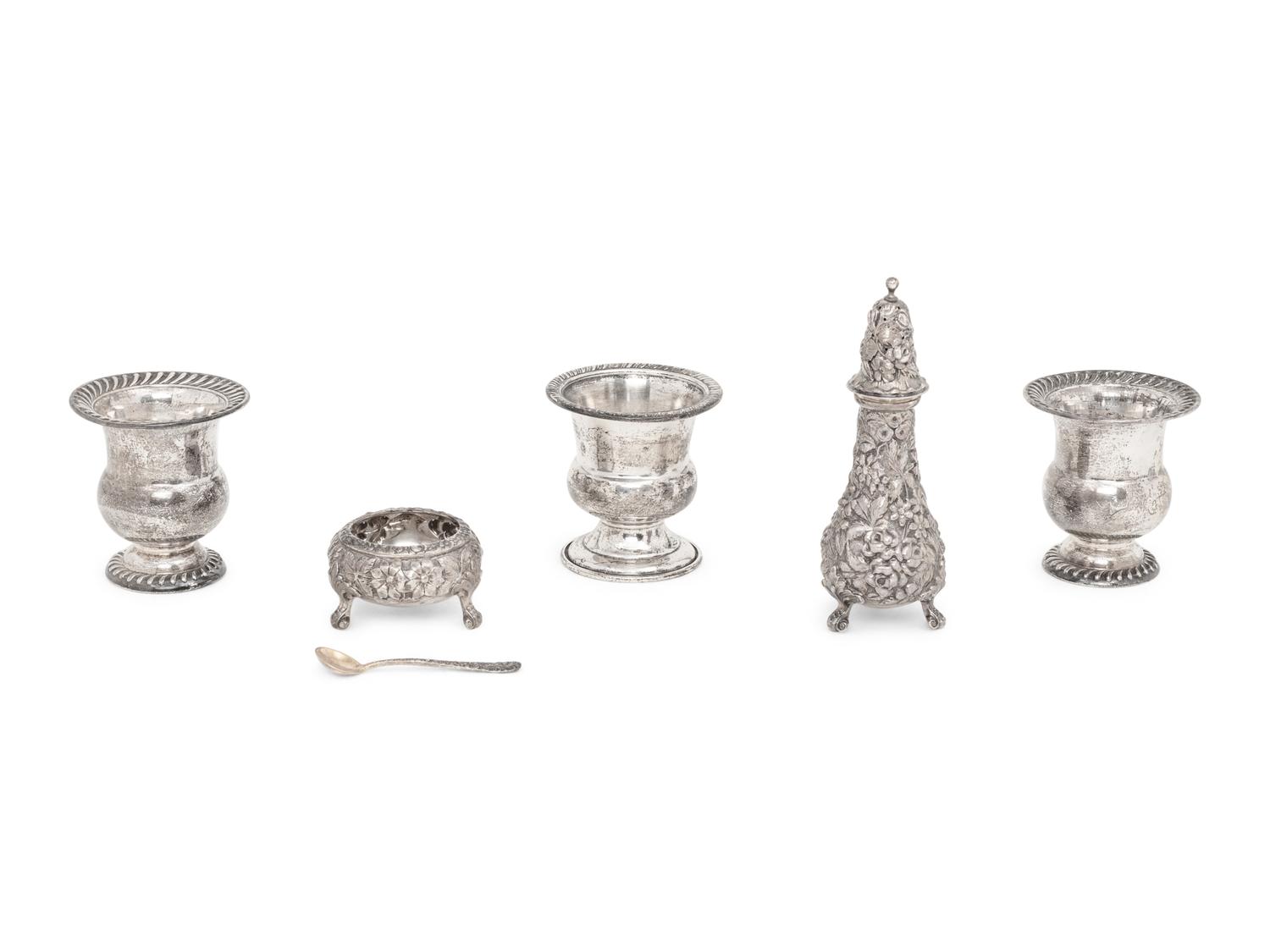 A Group of American Silver Table Articles