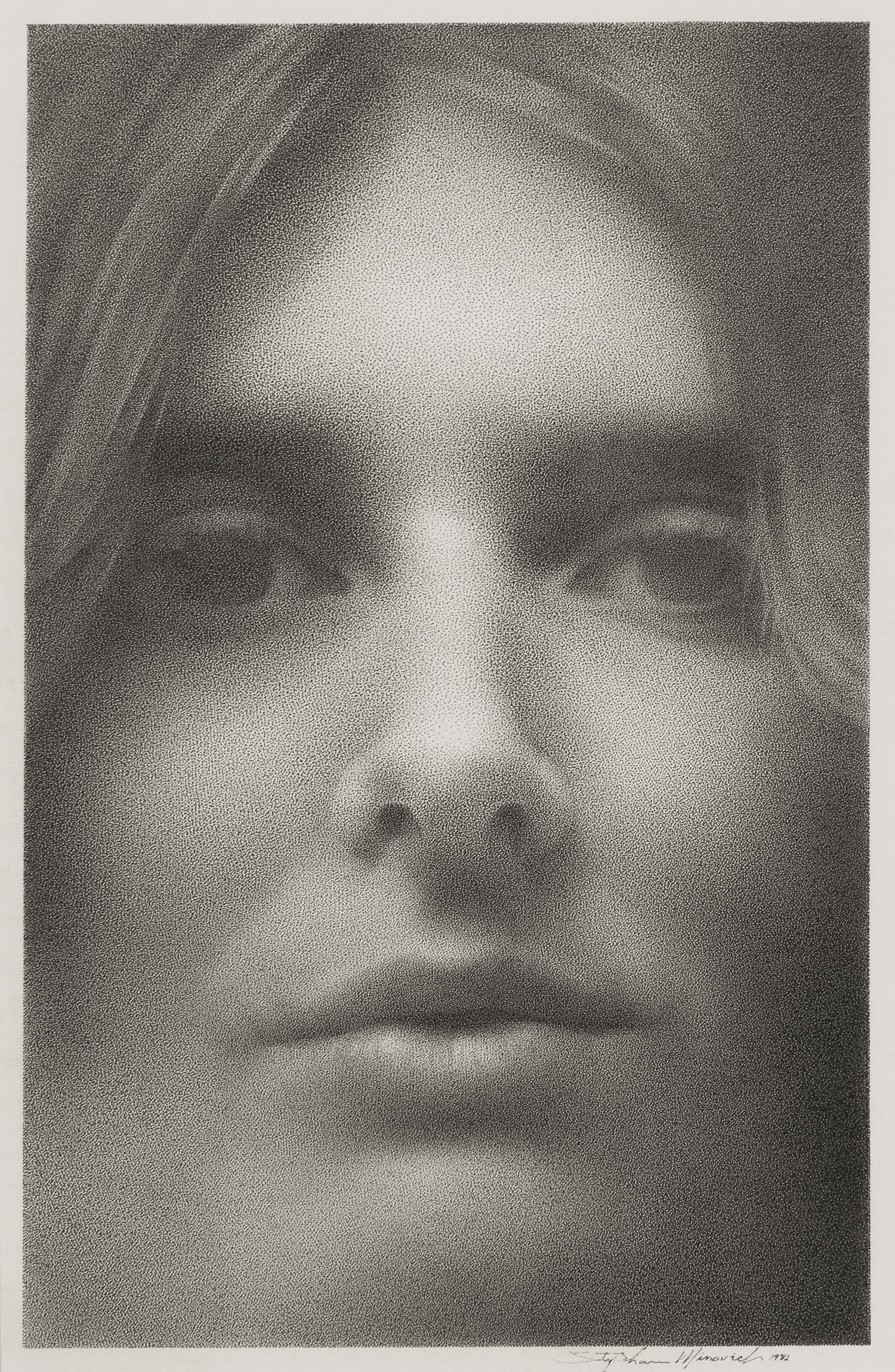 Stephanie Minovich, (20th/21st century), Portrait of a Girl, 1982