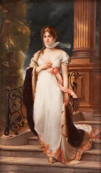 A KPM Porcelain Plaque of Queen Louise