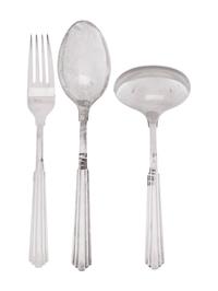 An American Silver Flatware Service