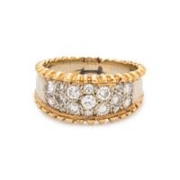 BICOLOR GOLD AND DIAMOND RING