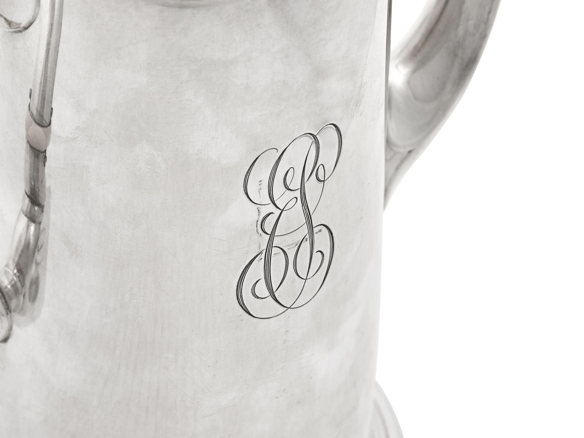A Group of Seven Silver Tea Wares