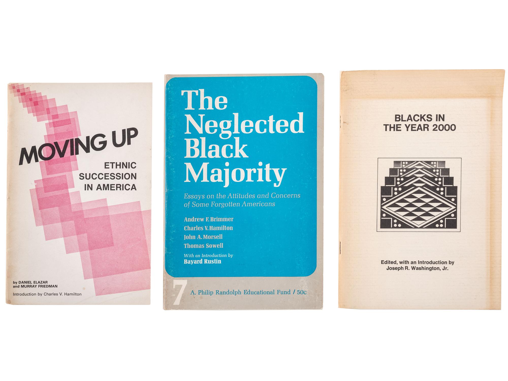 [CIVIL RIGHTS] -- [PARKS, Gordon (1912-2006), his copies). A group of booklets and publications related to Civil Rights issues, comprising: