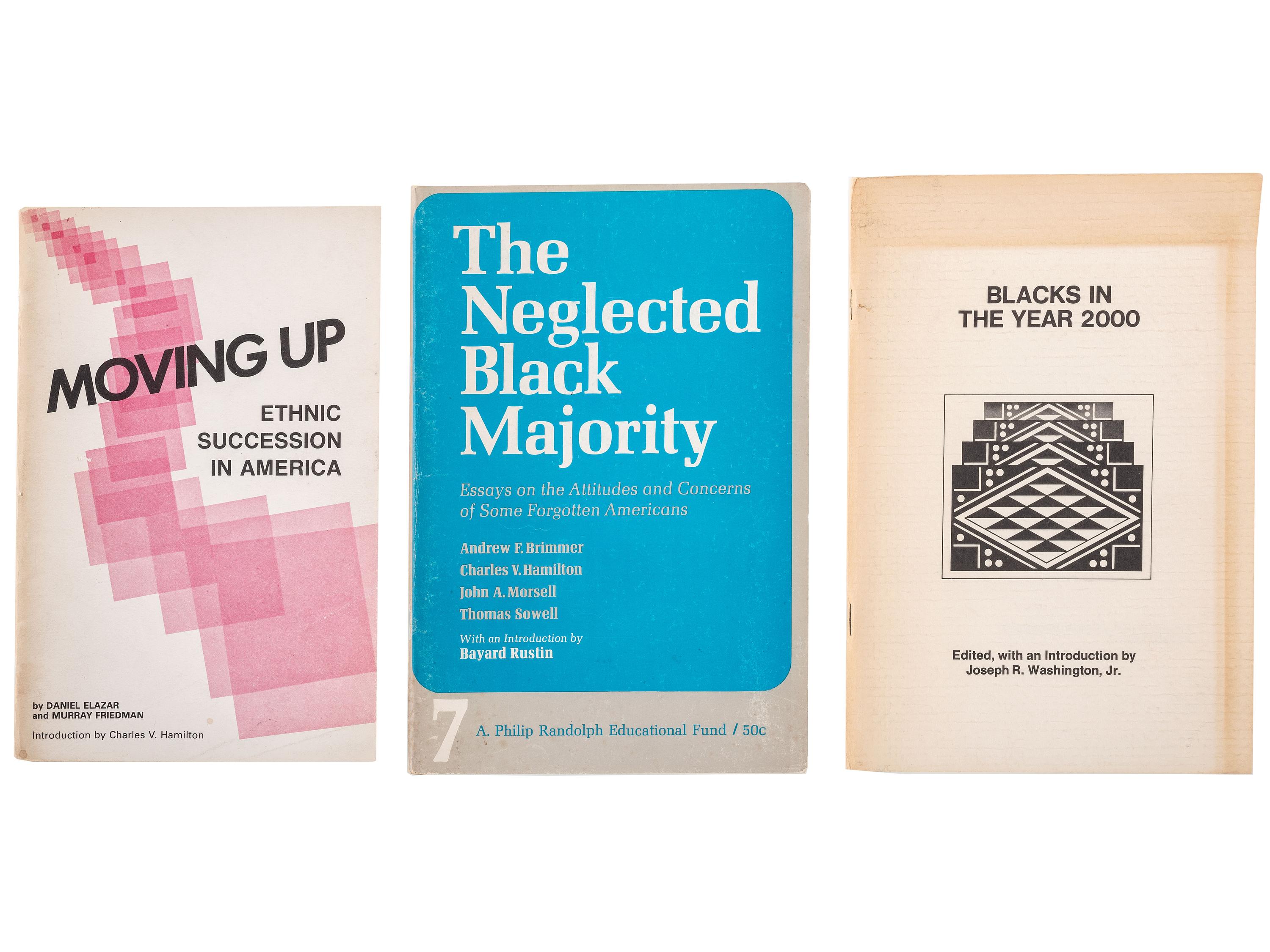 [CIVIL RIGHTS] -- [PARKS, Gordon (1912-2006), his copies). A group of booklets and publications related to Civil Rights issues, comprising: