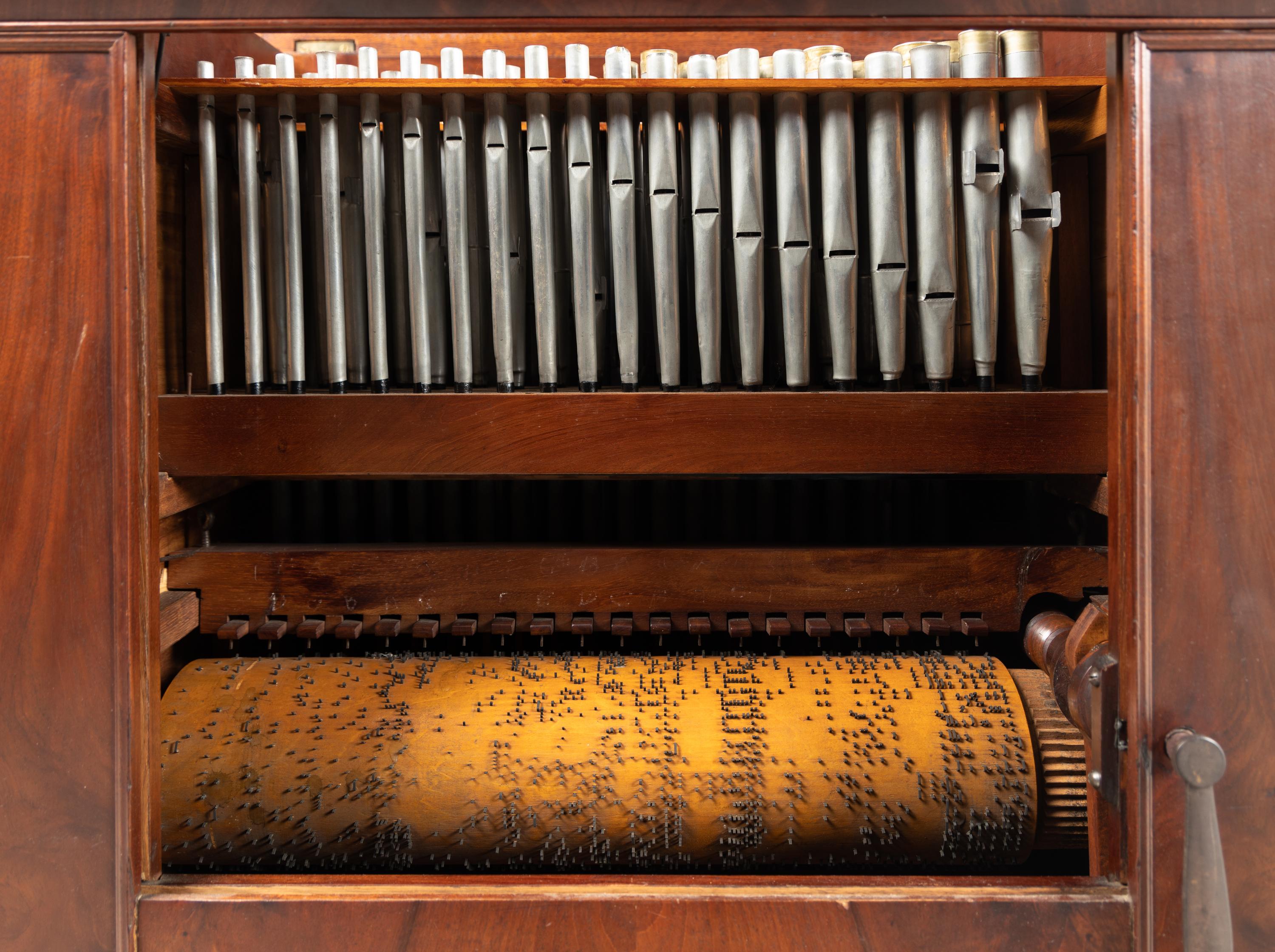 A Chamber Barrel Organ by John Baptiste Rolin-Thomassin