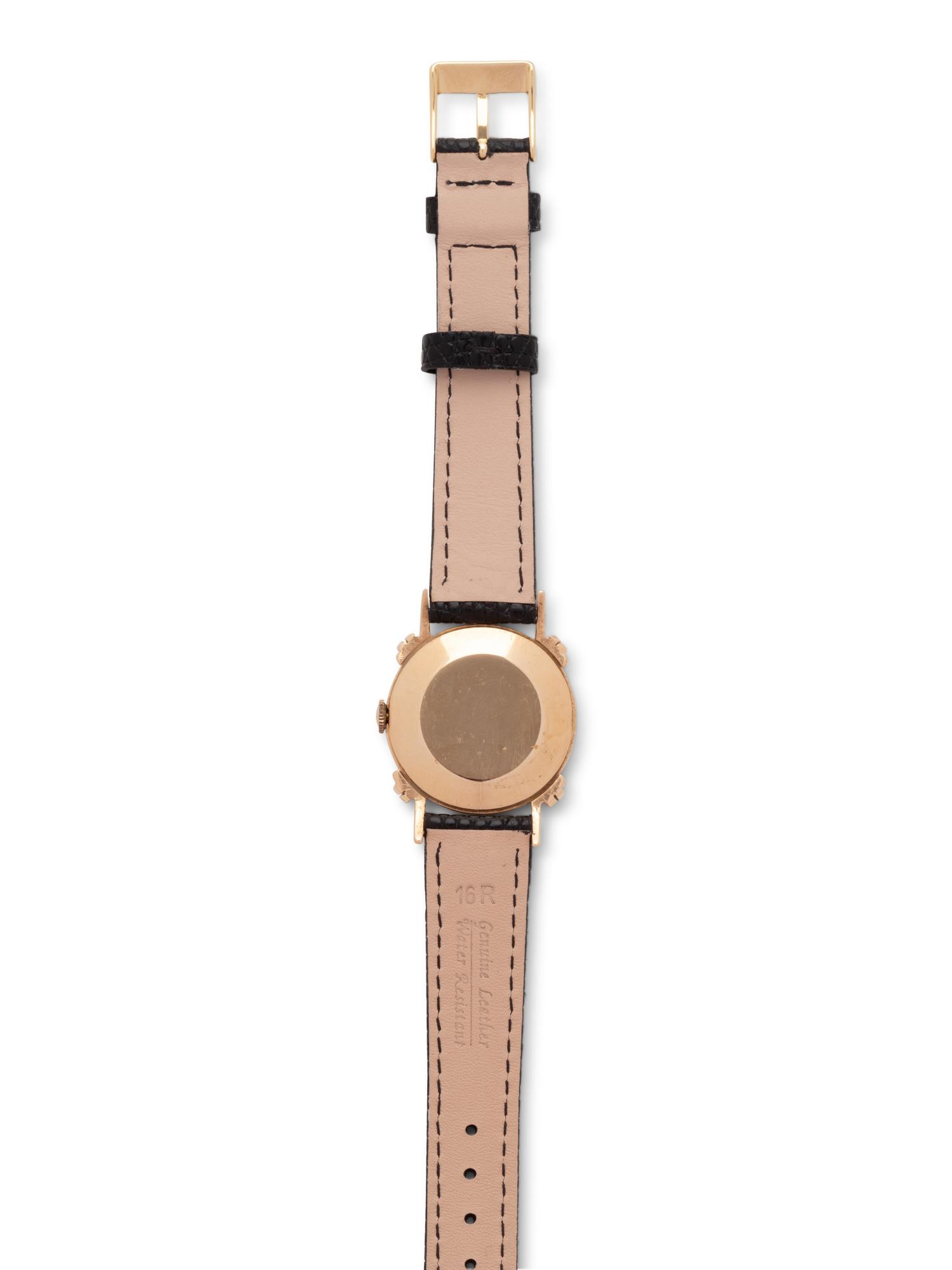 LeCOULTRE, VINTAGE, 14K YELLOW GOLD WRISTWATCH