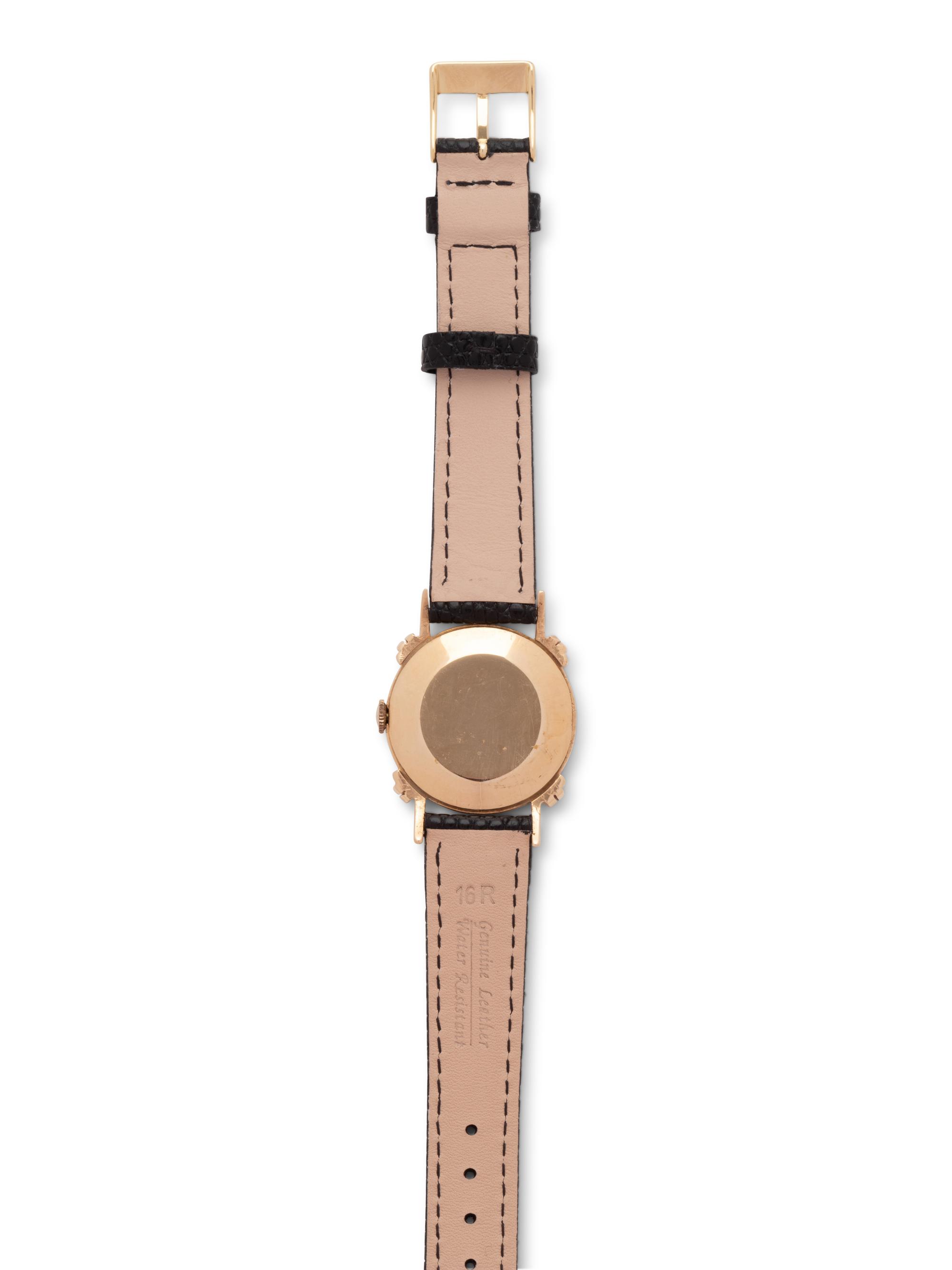 LeCOULTRE, VINTAGE, 14K YELLOW GOLD WRISTWATCH